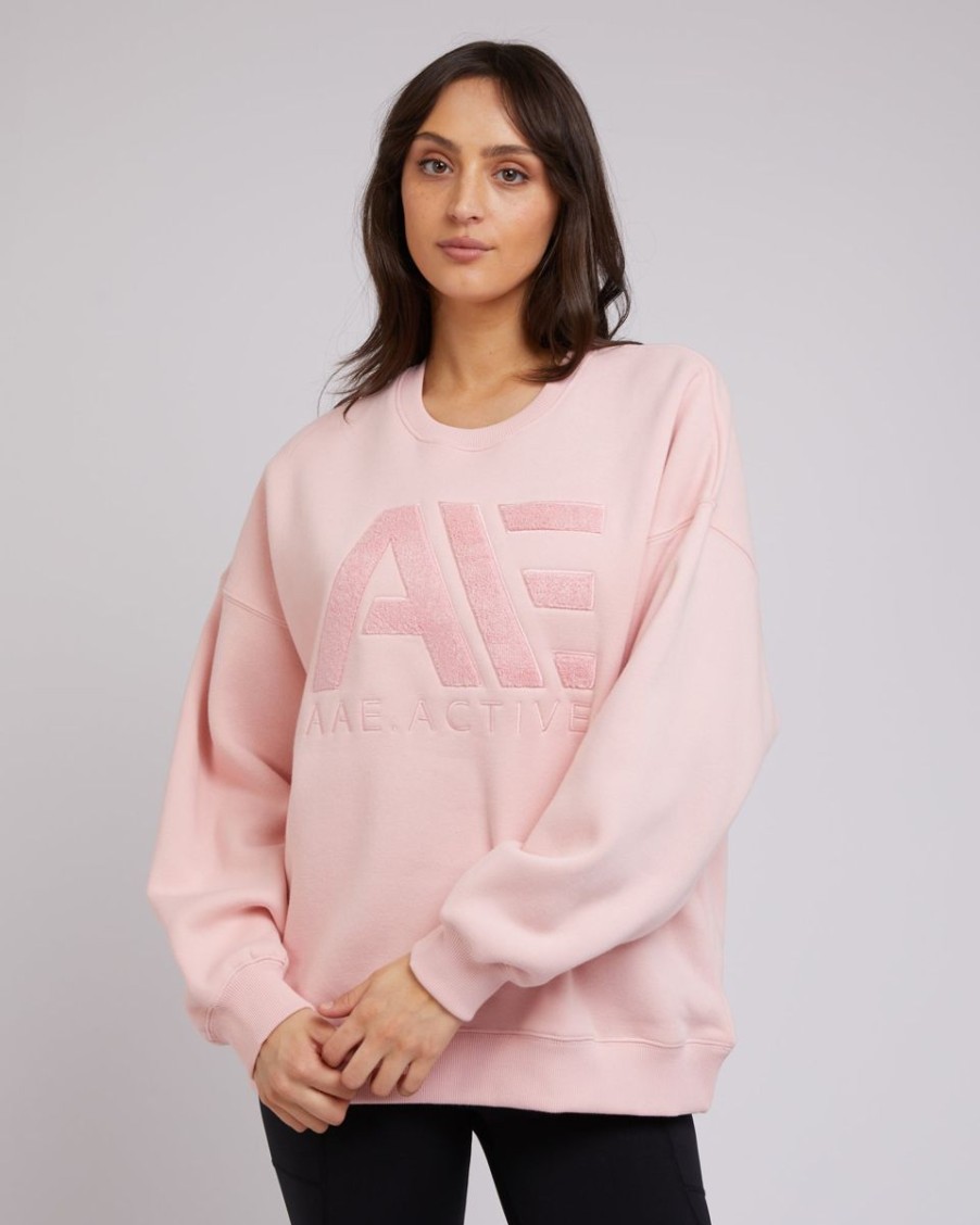 Women All About Eve Activewear | Base Active Crew-Pink