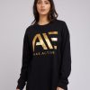 Women All About Eve Activewear | Base Ls Tee Black