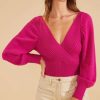 Women Minkpink Outerwear | Maria Knit Top