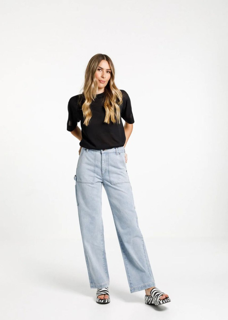 Women Thing Thing Bottoms | Helpful Jean-Stone Wash Denim