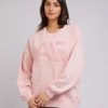 Women All About Eve Tops | Base Active Crew-Pink