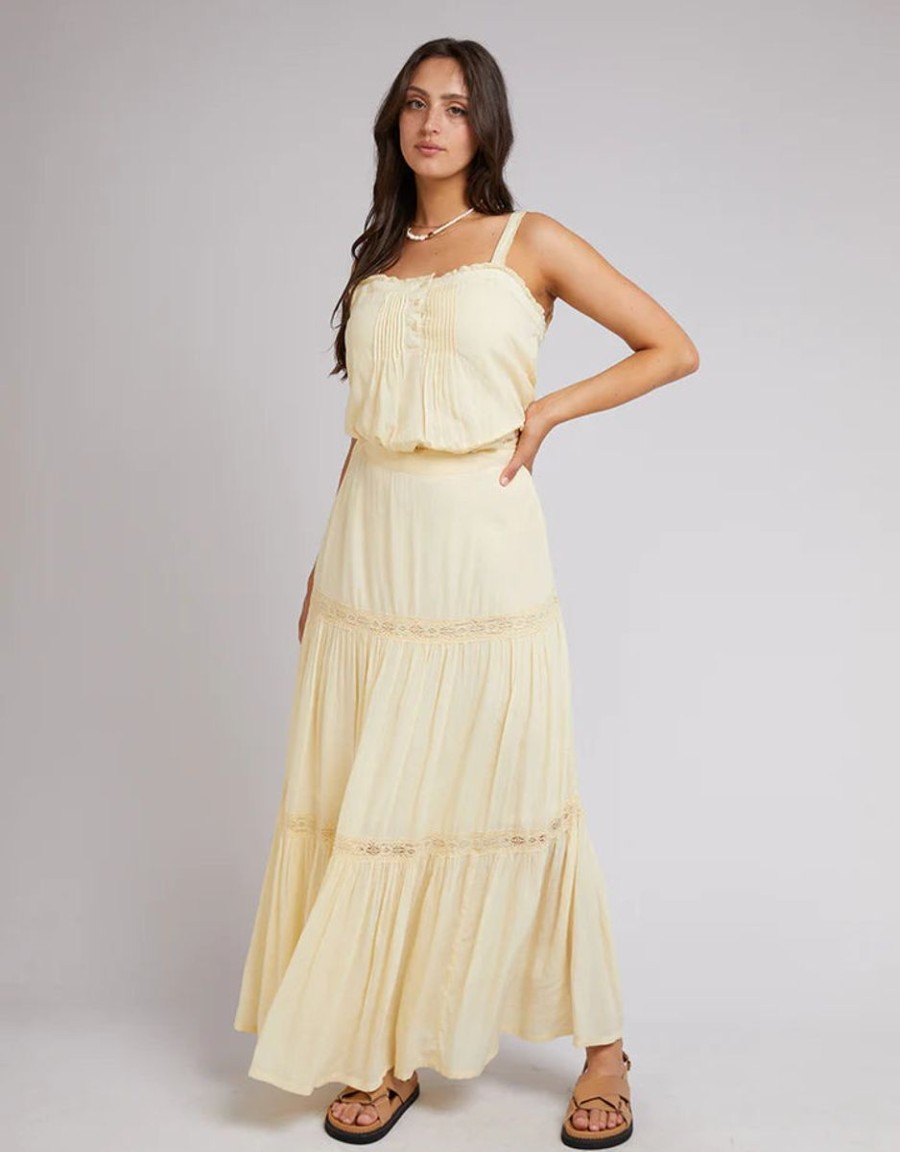 Women All About Eve Bottoms | Denver Maxi Skirt-Yellow