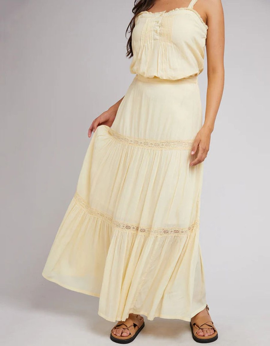 Women All About Eve Bottoms | Denver Maxi Skirt-Yellow