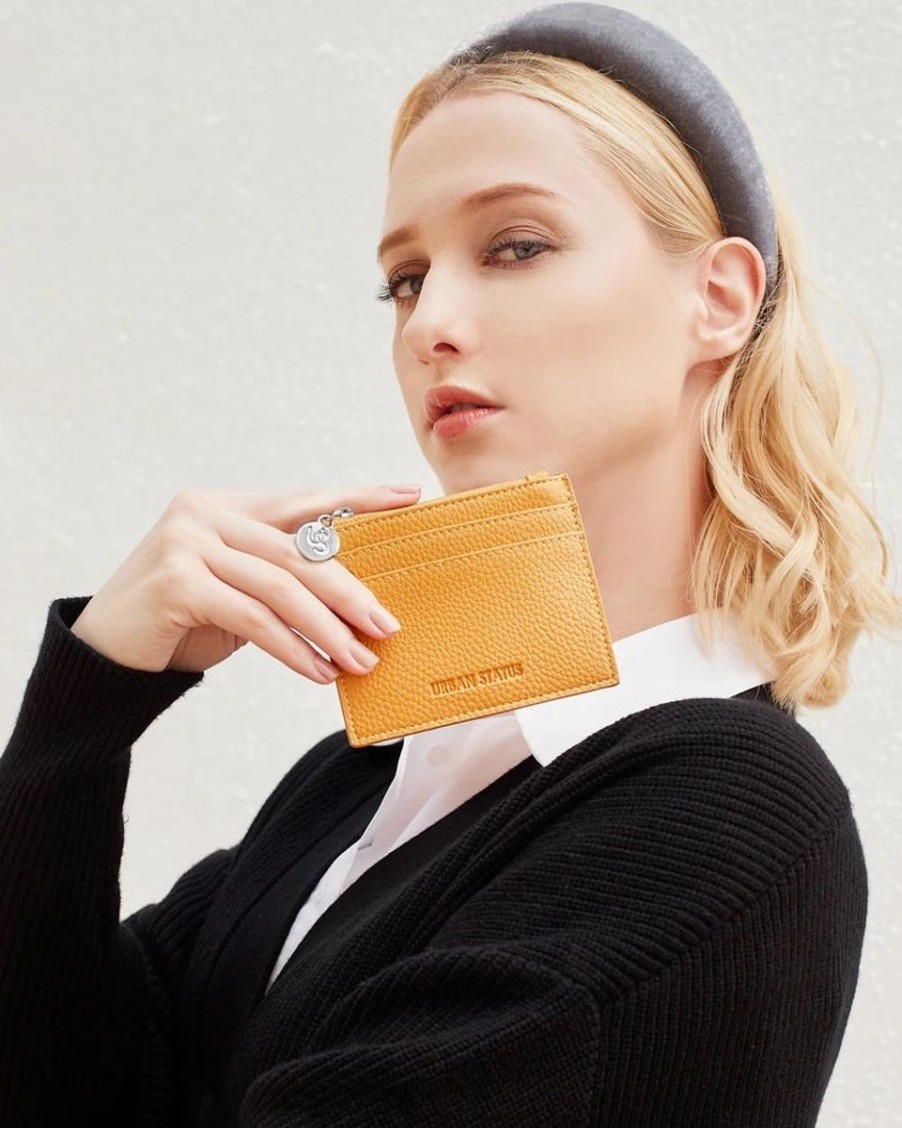 Women Urban Status Bags & Wallets | Hunter Card Holder // Mustard