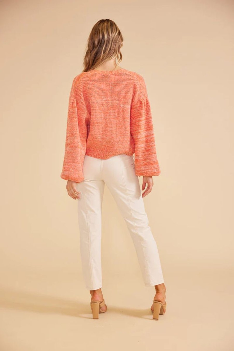 Women Minkpink Tops | Millie Cardigan Tomato