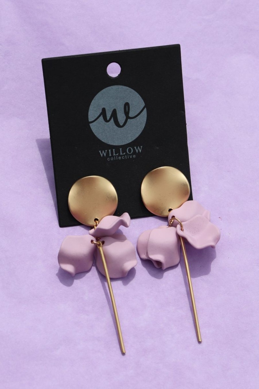 Women Willow Collective Jewellery | Petite Petal Earrings