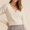 Women Minkpink Outerwear | Cher Wrap Knit Jumper