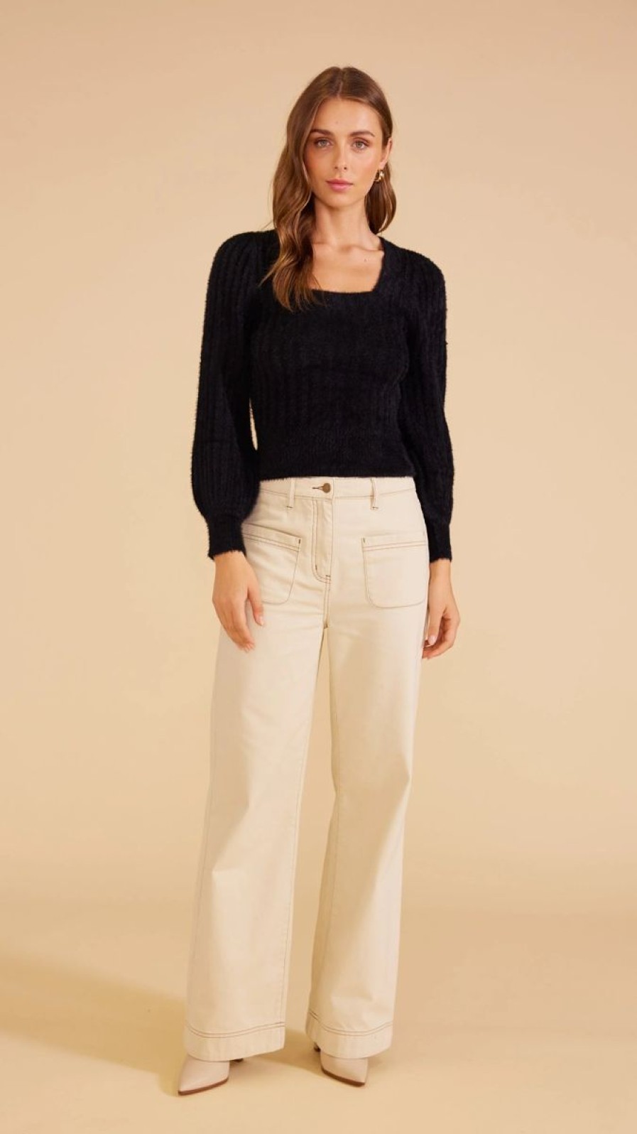 Women Minkpink Outerwear | Molly Knit Jumper