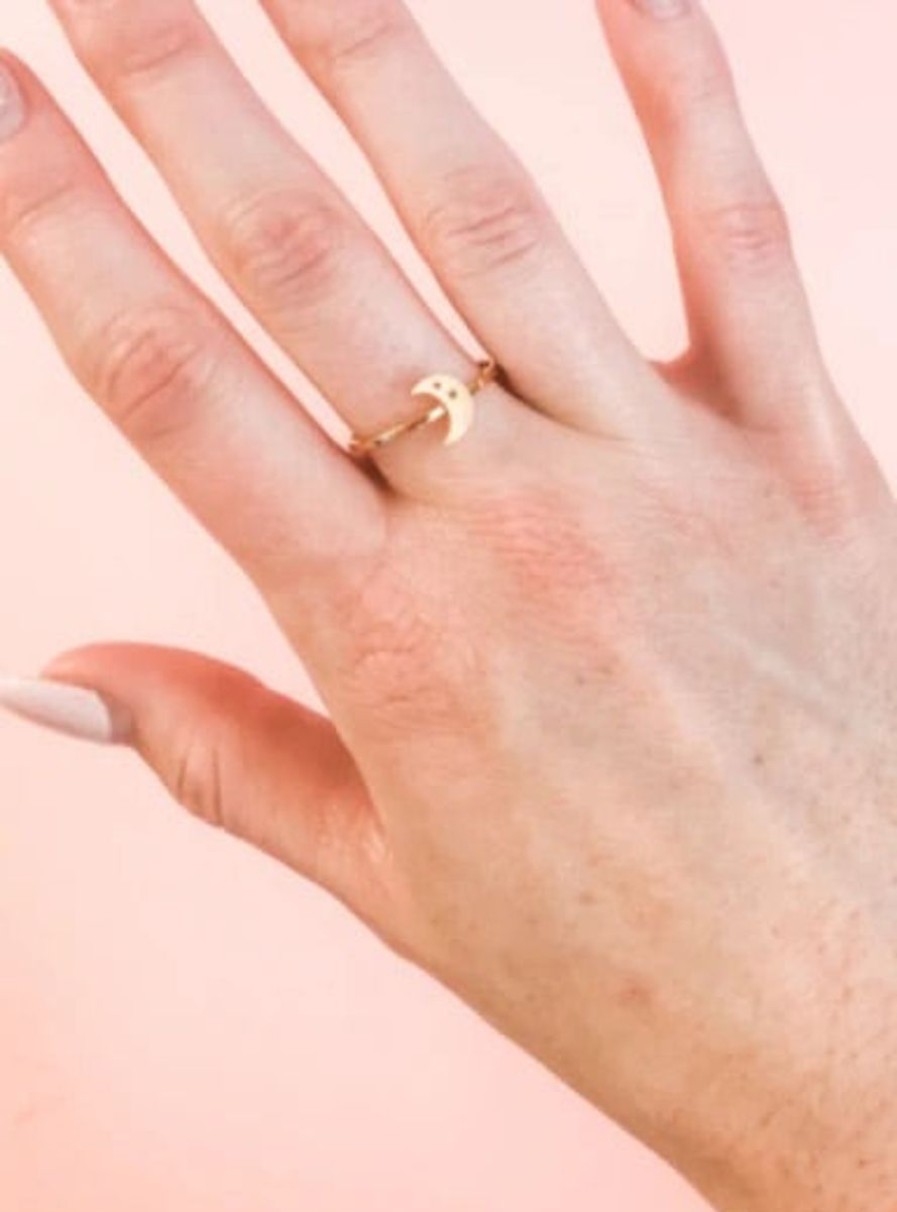 Women Willow Collective Jewellery | Moon & Stars Ring