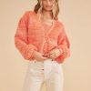 Women Minkpink Outerwear | Millie Cardigan Tomato