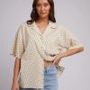 Women Silent Theory Tops | Sol Shirt Oatmeal