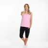 Women Home-Lee Tops | Heather Singlet-Pink Bloom